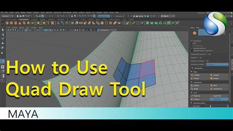 How to Use Quad Draw Tool in Autodesk Maya .